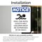 Signmission Pool For Hotel Guests Sign With Symbol, 7 in W x Rectangle, Vinyl Decal OS-2PACK-NS-D-710-V-17687 - alternate 2